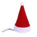 Plush Pet Christmas Hat Party Dressing Supplies Top Hat Christmas Hat Jewelry For Dogs Cats Christmas Red Hair Accessories D One Size