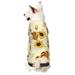 Daiia Watercolor Bee Honey Honeycomb Bee Pets Wear Hoodies Pet Dog Clothes Puppy Hoodies Dog Hoodies Costumes Pet Sweaters-Size Name