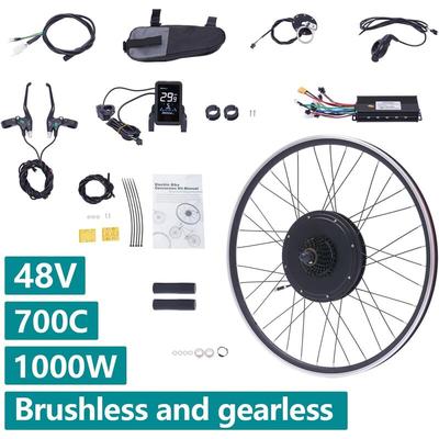 Senderpick - 28'/29'/700C 48V 1000W E-Bike Umbausatz Ebike mit Akku hl Plus 48V 13Ah diy E-Bike lcd Image