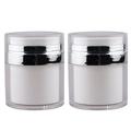 Pump Cream Airless Bottle Jar Container Empty Lotion Jars Cosmetic Face Bottles Dispenser Travel Containers Cosmetics