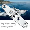 Marine Grade Stainless Steel Hinge Strap Butt Hinges 316 A4 Hatch Door Cabinet