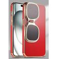 Étui de téléphone avec support rigide et transparent pour lunettes de soleil, étui pour iphone 12 13 14 15 pro max, antichoc, en silicone et acrylique