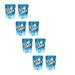 8 Pack Sugar-Free Chewing Gum | Multipack Ice Cubes Peppermint Gum - 40 Pieces Per Cup | RADYAN