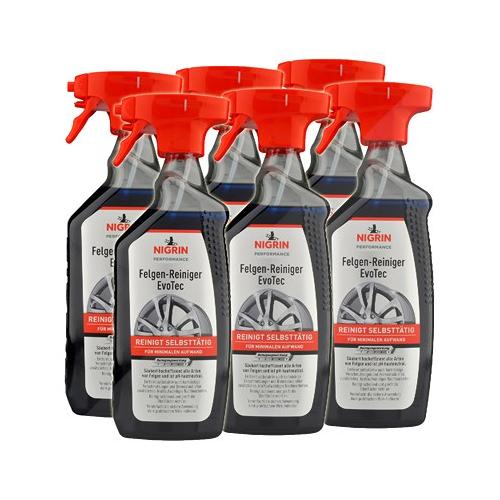 Nigrin 6x 750ml Performance Felgen-Reiniger EvoTec [Hersteller-Nr. 73929]