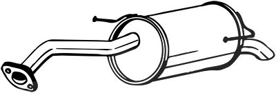 Bosal Endschalldämpfer [Hersteller-Nr. 145-193] für Nissan Image