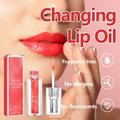 Color Changing Lip Oil Up Color Changing Lip Oil Cosmetics Color Changing Lip Oil Dynasty Color Changing Lip Oil Warm Change Moisturizing 6.5ml