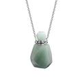 FSTDelivery Beauty&Personal Care on Clearance! Natural Stone Crystal Perfume Bottle Necklace Crystal Perfume Bottle Stainless Steel Chain Crystal Necklace 0.5ml Holiday Gifts for Women