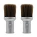 Set of 2 Duster Makeup Brush Shampoo Barber Body Powder Neck Multipurpose Fiber Man