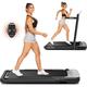 ANCHEER 2 in 1 Folding Treadmill Under Desk Treadmill Walking Compact Treadmill Portable Treadmill Foldable with APP&Wrist-Mounted Remote Control Running Machine for Home