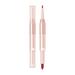 JDEFEG Multi Color Mouth Red Lipstick Non Fading Double Head Lipstick Lipliner Long Lasting Lipsticks for Women Makeup Sets Hot Pink