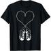 Irish Dance Shoe Heart String Ceili Instructor Stepdance T-Shirt