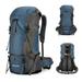 TOPCHANCES 70L Hiking Backpack Waterproof Camping Essentials Bag with Rain Cover 65+5 Liter Lightweight Backpacking Back Pack