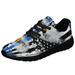 Back The Blue American Flag Eagle Shoes Women s Fashion Sneakers Tennis Running Shoes for Men Women Black Size 10