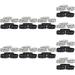 100 Pcs Music Note Silicone Hand Mens Gifts Black Bags Festival Bracelet Bracelets Challenge Party Wristband Man