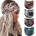 Wide Headbands Knotted Turban Headband Elastic Non Slip Hairbands Floral Workout Head Bands Yoga Cotton Hair Scarfs Boho Head Wraps Fashion Hair Accessories for Women Girls 4Pcs(Gorgeous)