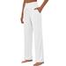 Soft Pants For Women Yoga Loose Sweatpants High Waist Plus Size Relaxed-Fit Lightweight Golf Trousers with Pockets Classic Stretch Outdoor Business Long Trouser