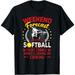 Mom Funny Baseball Weekend Forecast Softball Mothers Day T-Shirt