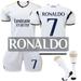 XNB 2023-2024 Real Madrid Home Shirt #7 Ronaldo Sportswear Soccer Activewear Set