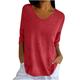 Posijego Womens V Neck Sweater Shirts Summer Short Sleeve Knit Tops for Women Lightweight Pullovers Knitwear