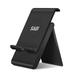 SAIJI Adjustable Tablet Stand Holder Portable Foldable Desktop Stand Compatible for iPad Pro 2020 iPad Air Mini Nintendo Switch iPhone 11 Pro Max SE Samsung Galaxy and Kindle Fire Tablets- Black