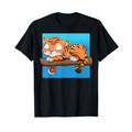 Schlafender Tiger Nickerchen Bengal Tiger Rest Nickerchen Tiger Rest T-Shirt