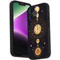 Timeless-sun-and-moon-phases-1 phone case for iPhone 14 Pro for Women Men Gifts Soft silicone Style Shockproof - Timeless-sun-and-moon-phases-1 Case for iPhone 14 Pro