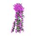 Bilqis Hanging Flowers Artificial Violet Flower Wall Wisteria Basket Hanging Garland Flowers Fake Silk Orchid Fake Flowers Artificial Flowers Fake Flower Flowers Fake