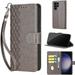 TECH CIRCLE For Galaxy S20 FE Wallet Case Folio Flip Kickstand Shockproof Protective PU Leather Cover with Card Slot Cash Pocket Carrying Wrist Strap for Samsung Galaxy S20 FE 6.5 2020 Grey