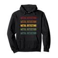 Metalldetektionsliebhaber, Retro-Metalldetektion Pullover Hoodie