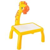 Kids Drawing Desk with Projector Educational Toys with Singing Function Detachable Projection Painting Table for Child New