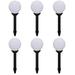 Dcenta Outdoor Pathway Lamps 6 pcs LED 7.9 with Ground Spike