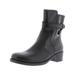 David Tate Womens Leonardo Leather Strappy Motorcycle Boots