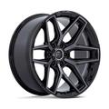 20x9 Fuel Flux Gloss Black Brushed Face W/ Gray Tint Wheel 6x5.5 (1mm)