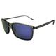 Epoch Eyewear Murphy Sports Polarized Sunglasses Motorcycle Riding Glasses Gray Frame w/Lavender Mirror Lens