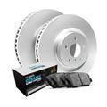 R1 Concepts Front Brakes and Rotors Kit |Front Brake Pads| Brake Rotors and Pads| Euro Ceramic Brake Pads and Rotors WDTN1-46010