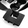 Cup Holder Divider 1PC Adjustable Center Console Cup Holder Divider Compatible With Subaru Forester Car Interior Accessories Fit 92118AJ000 92118AJ001 Black