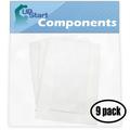 27 Replacement for Eureka 2039A Vacuum Bags - Compatible with Eureka F & G Vacuum Bags (9-Pack - 3 Vacuum Bags per Pack)