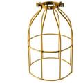 Smuxi Modern E27 Cage Pendant Lights Iron Minimalist Retro Scandinavian Loft Pyramid Metal Lamp Hanging Lamp Indoor Lamp Golden Gold Types 2