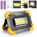 30W Rechargeable LED Floodlight Construction Site Floodlight Work Light 4 USB LED Modes (1 pack)