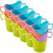 20 Pcs Disposable Paper Cup Holder Plastic Coffee Cups Drink Dispenser Desktop Sleeve Iced Mug Cover Office Espresso