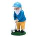 SIEYIO Golfing Gnomes Statue Resin Garden Gnomes Statue Funny Outdoor Gnomes Figurine Patio Yard Lawn Spring Decorations
