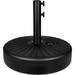 20-Inch Round Patio Umbrella Stand Base - Durable Steel Holder Water-Filled for Outdoor Use in Lawn and Garden