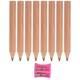 Thick Triangular Pencil Wood Short Kids Wooden Sweetheart Pine Student Use Toddler