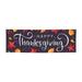Happy Thanksgiving Banner Backdrop Porch Sign 24 x 71 Inches Holiday Banners for Room Yard Sports Events Parades Party
