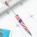 Feildoo Ballpoint Pen Smooth Writing Stationery DIY Beadable Pen Writing Supplies for Children 10pcs Printed 28 American A Y05L5L2G