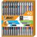 BIC Mechanical Pencil #2 EXTRA SMOOTH Variety Bulk Pack Of 40 Mechanical Pencils 20 0.5mm With 20 0.7mm Mechanical Led Pencils Assorted Colored Barrels