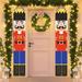 Magazine Nutcracker Christmas Decorations - Nutcracker Banners - Soldier Model Nutcracker Porch Signs - Xmas Decor Banners for Indoor & Outdoor Home Wall Front Door Apartment Party