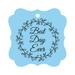 Darling Souvenir Custom Best Day Ever Wedding Party Tags Leaf Wreath Hang Tags-Baby Blue-50 Tags