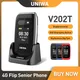 Uniwa v202t 4g Flip Senior Telefon 2 4 Zoll Dual-Screen-Notruf taste Feature Telefon 1450mah große