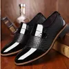 Herrenschuhe, Lederprägung, klassische Mode, luxuriöse Herrenschuhe, verschleißfest, rutschfest, Herrenschuhe, rutschfeste schwarze Schuhe
